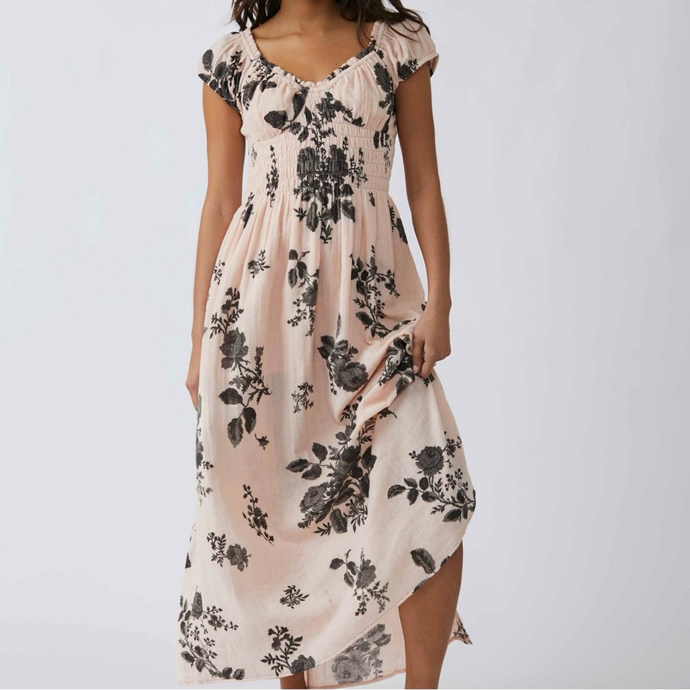 Free People Forget Me Not Midi/Maxi Dress in Pink